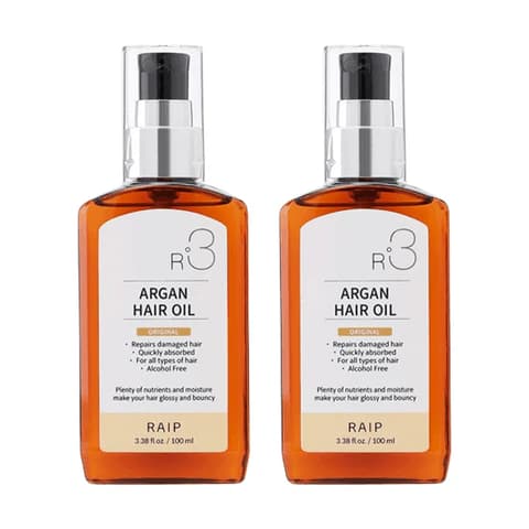 R3 Argan Hair Oil [Original], 100mlx2ea, 1pack