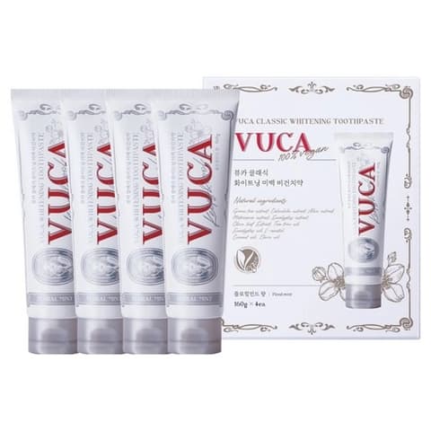 Classic Whitening Toothpaste [Floral Mint Scent], 160g+160g+160g+160g