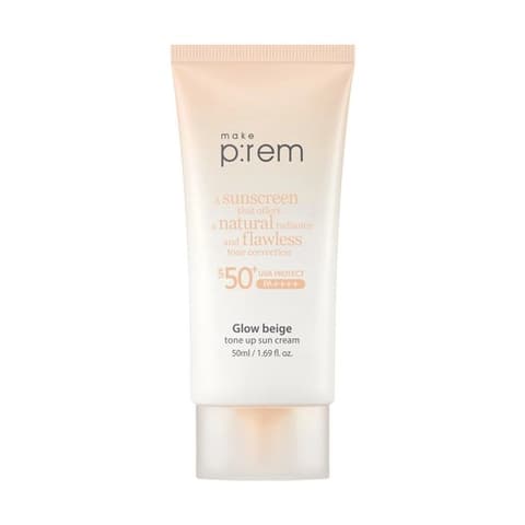 Glow Beige Tone Up Sun Cream, 50ml, 1pack