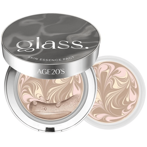 Glass Skin Essence Pact Perfect [SPF50+/PA++++], 12.5g, Neutral Ivory, 1pack, 12.5g+12.5g