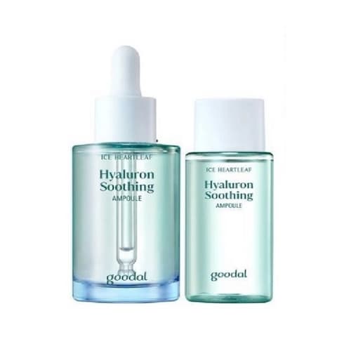 Ice Heartleaf Hyaluron Soothing Ampoule, 50ml+33ml, 1set