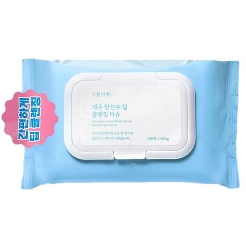 Jeju Sparkling Water Deep Pore Cleansing Tissue, 100ea, 1pack