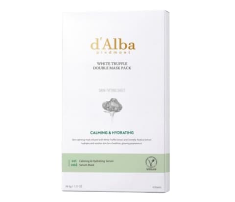 White Truffle Double Sheet Mask [Soothing/Moisturizing], 4ea