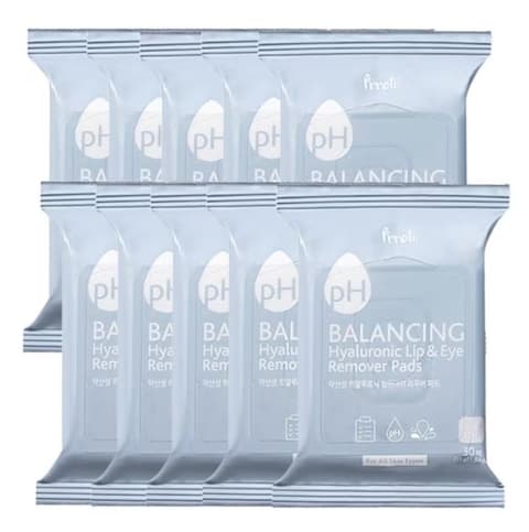 pH Balancing Hyaluronic Lip & Eye Remover Pads