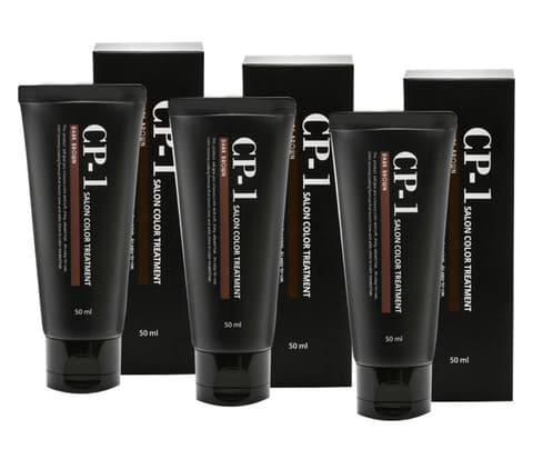 Salon Color Treatment, 50mlx3ea, 1pack, Dark Brown