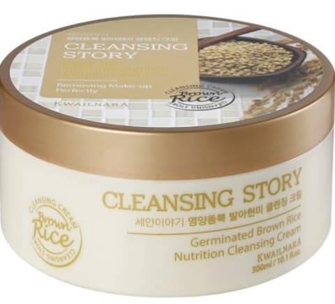 Nutrient-Rich Sprouted Brown Rice Cleansing Cream, 300ml, 1pack