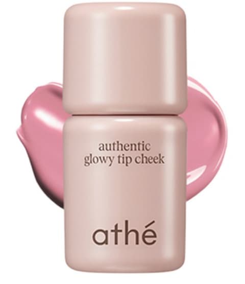 Authentic Glowy Tip Cheek, 4g, Soy Mauve, 1pack