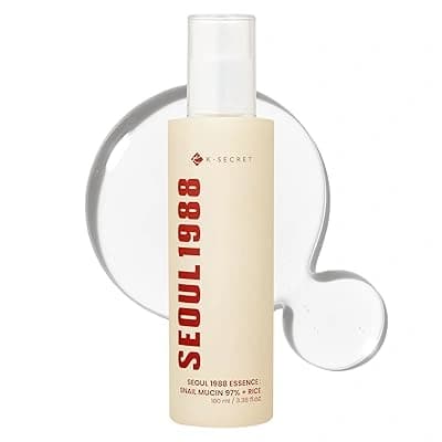 Seoul 1988 Essence: Snail Mucin 97% + Rice, 100ml
