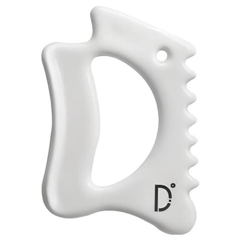 Ceramic D Body Gua Sha, 1ea