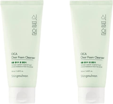 Centella Asiatica Clear Foam Cleanser, 180ml+180ml