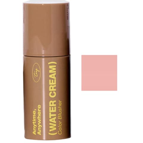 Water Cream Color Blusher, 5.5g, W01 Peige, 1pack