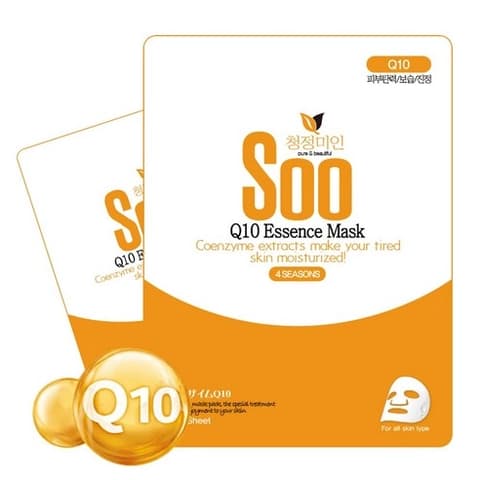 Soo Q10 Sheet Mask, 50ea