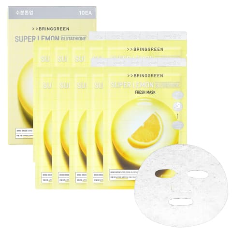 Super Lemon Glutathione Fresh Mask, 10ea