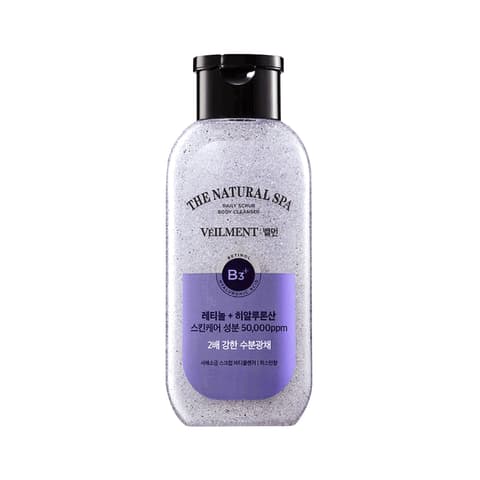 Natural Spa Dead Sea Salt Scrub Body Wash [Jasmine Scent], 200ml