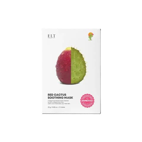 Red Cactus Soothing Mask, 10ea, 1pack