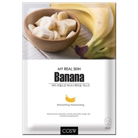 My real skin Banana Facial Mask, 30ea