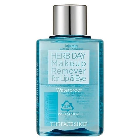 Herb Day Lip and Eye Makeup Remover Waterproof, 130ml, 1pack
