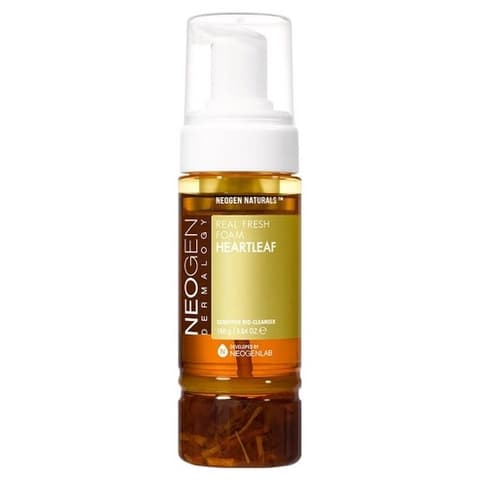 Real Fresh Cleansing Foam [Heartleaf], 160g, 1pack
