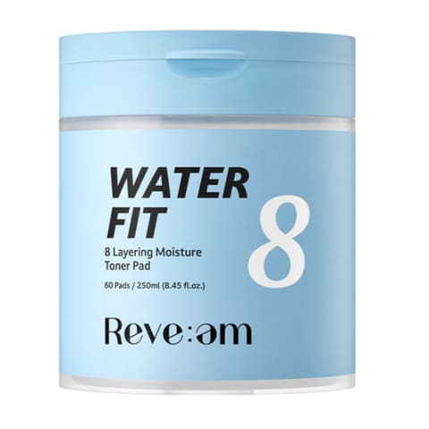 WATER FIT 8 Layering Moisture Toner Pad, 60ea, 1pack