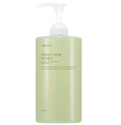 Young Green Tea Trouble Body Wash, 1000ml, 1pack