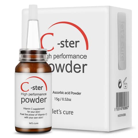 C-Ster High Performance Whitening 100% Vitamin C Powder, 15g, 1pack