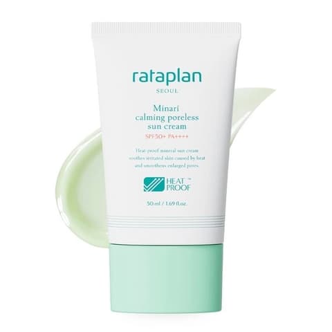 Minari calming poreless Sun Cream [SPF50+/PA++++], 50ml, 1pack