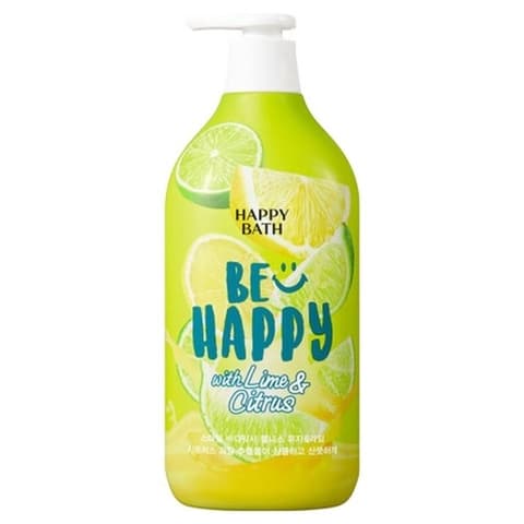Smile Body Wash [Wellness Yuzu & Lime], 900g, 1pack