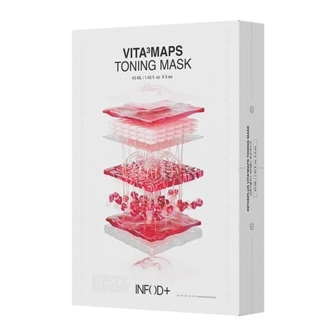 Vitamin Maps Toning Mask, 5ea