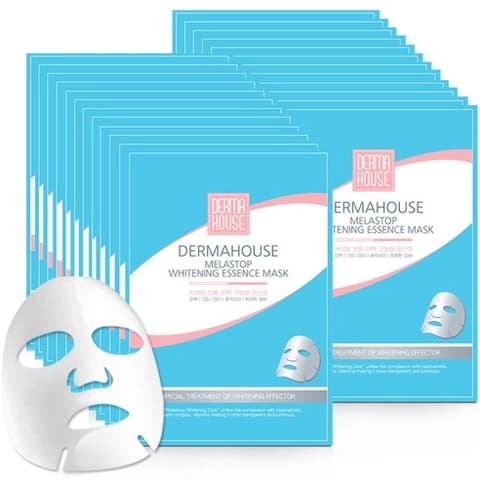 Melastop Whitening Essence Sheet Mask, 24ea