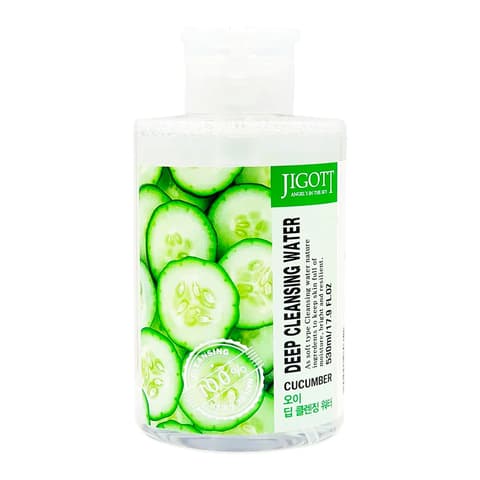 Cucumber Deep Cleansing Water, 530ml, 1pack