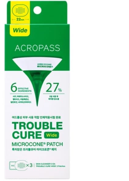 Trouble Cure Microcone Patch [Wide], 3eax4, 1pack