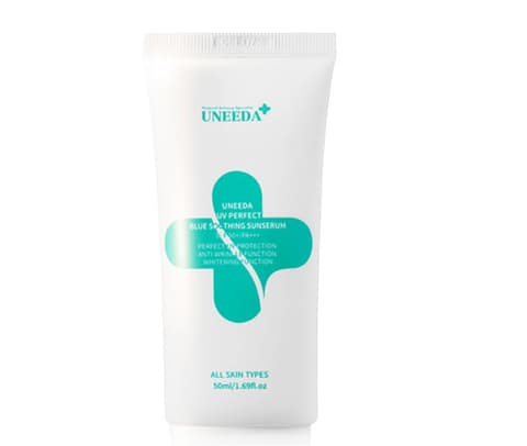 UV Perfect Blue Soothing Sun Serum [SPF50+/PA+++], 50ml, 1pack