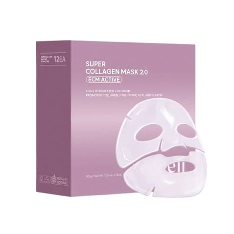 Super Collagen Mask 2.0 ECM ACTIVE, 12ea