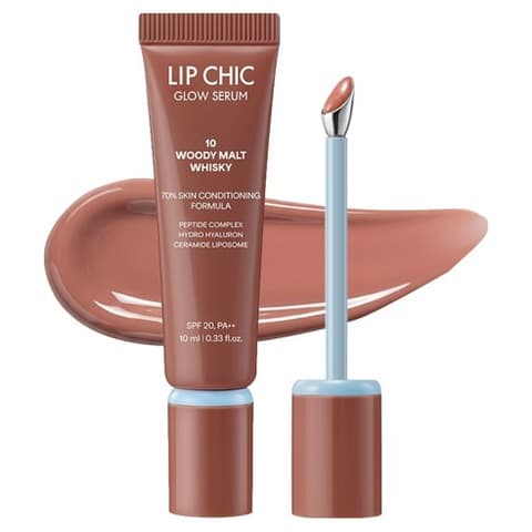 Lip Chic Glow Serum [SPF20/PA++], 10ml, 10 Woody Malt Whisky, 1pack