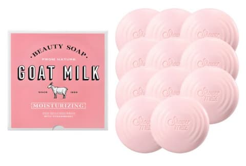 Goat Milk Soap Strawberry, 12ea