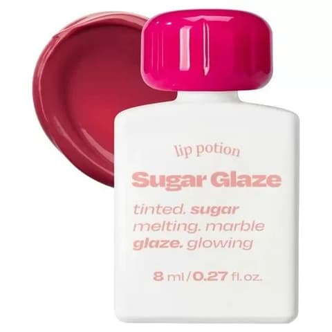 Lip Potion Sugar Glaze Tint, 8ml, 19 Berry Smoothie Ball, 1pack
