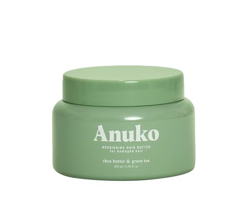 Nourishing Hair Butter Shea Butter & Green Tea Treatment for Damaged Hair, 200ml, 1pack