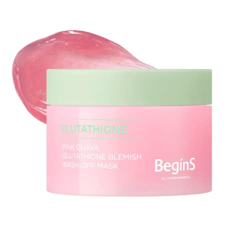 Pink Guava Glutathione Blemish Wash-Off Mask, 90g, 1pack