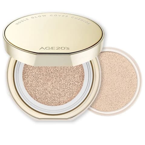 Noble Glow Cover Cushion [SPF40/PA+++], 2ea, 23 Neutral Beige, 1set