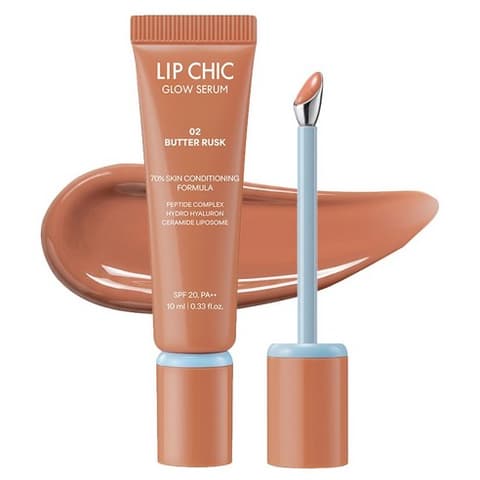 Lip Chic Glow Serum [SPF20/PA++], 10ml, 02 Butter Rusk, 1pack