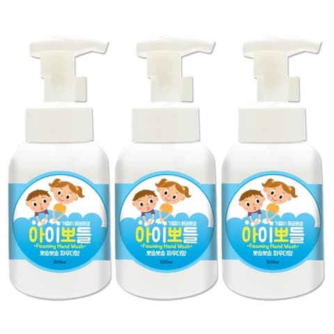 Foaming Hand Wash [Powder Scent], 300ml+300ml+300ml