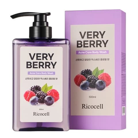 Very Berry Acne Relief Body Wash, 500ml, 1pack