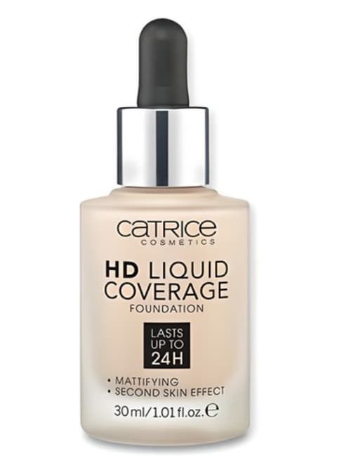 HD Liquid Coverage Foundation, 30ml, 010 Light Beige, 1pack