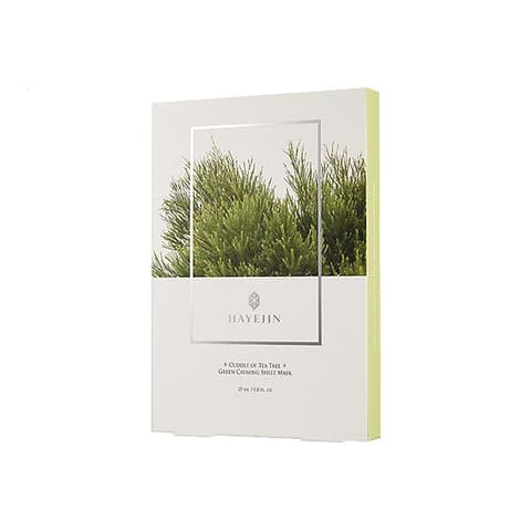 Cuddle of Tea Tree Green Calming Sheet Mask, 5ea, 1pack