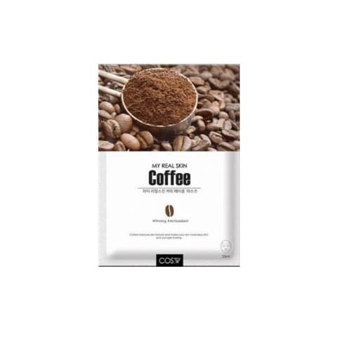 My Real Skin Coffee Facial Mask, 30ea