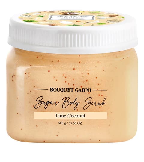 Sugar Body Scrub [Lime Coconut], 500g, 1pack