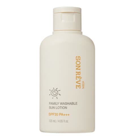 Kids Family Washable Sun Lotion, 120ml, 1pack