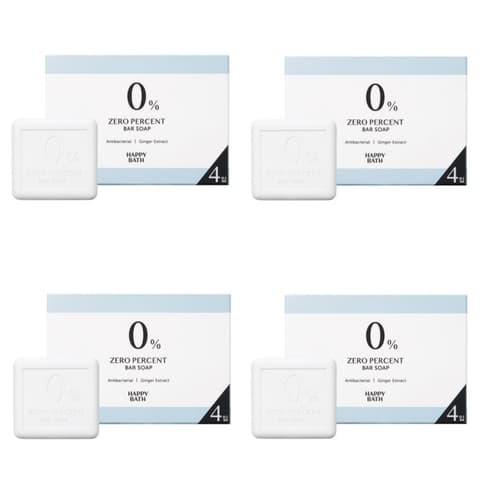 Zero Percent Bar Soap, 4ea