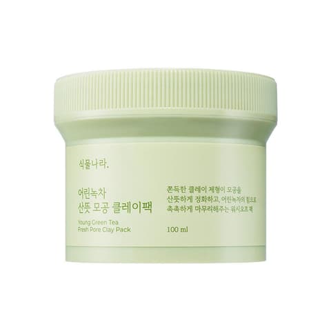 Young Green Tea fresh Pore Clay Pack, 100ml+100ml+100ml+100ml