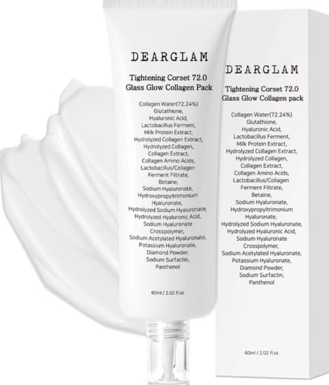 Tightening Corset 72.0 Glass Glow Collagen Pack, 60ml, 1pack